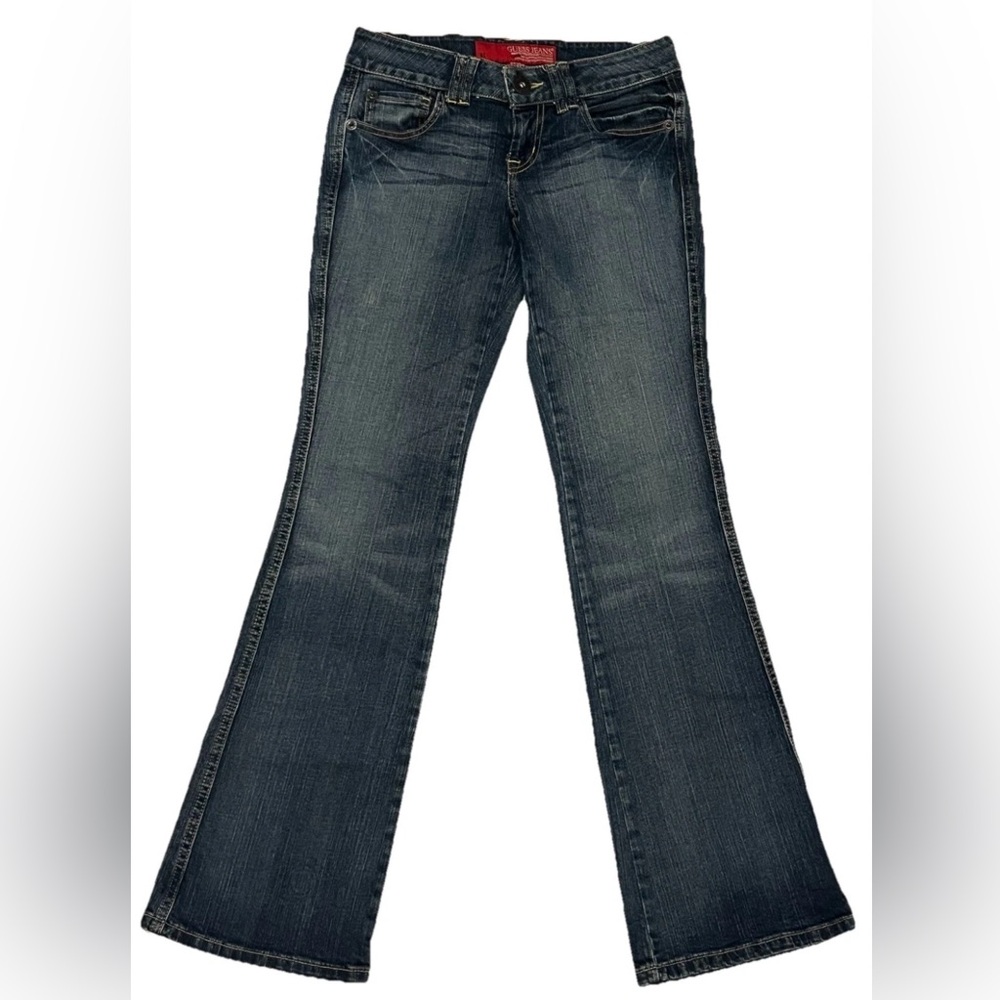 Guess Vintage Sweetheart Flare Denim Jeans, Stretch, Size 26